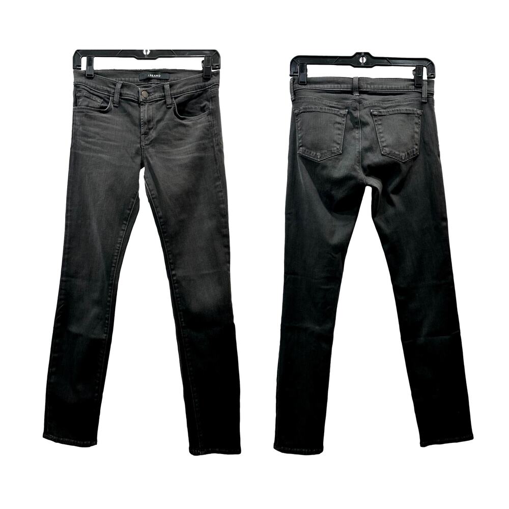 J Brand Skinny Leg Ankle Jeans DARE Dark Gray 26